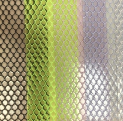 DG-GZ TPU Mesh Density: 60 Composition: PVC Weight: 300G Yarn Count: 100 45 degree